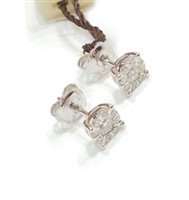 Orecchini Bibigi Donna Marlene in Oro bianco Diamante ORA8213B